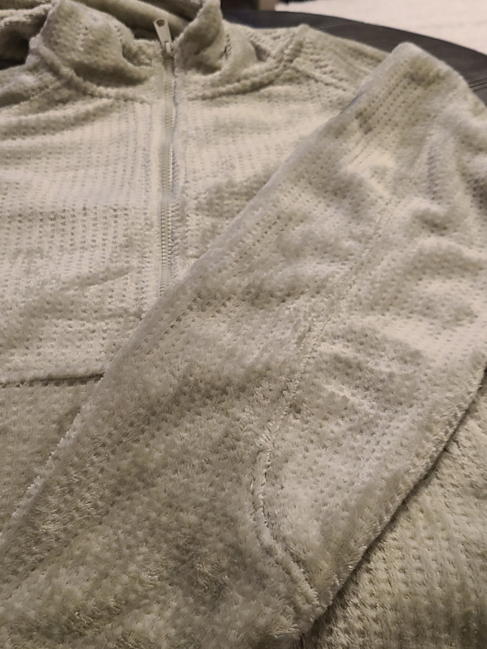Spyder Women's Sage Green Zip-Up Fleece Hooded Velour Jacket Xl